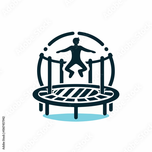 trampoline logo illustration
