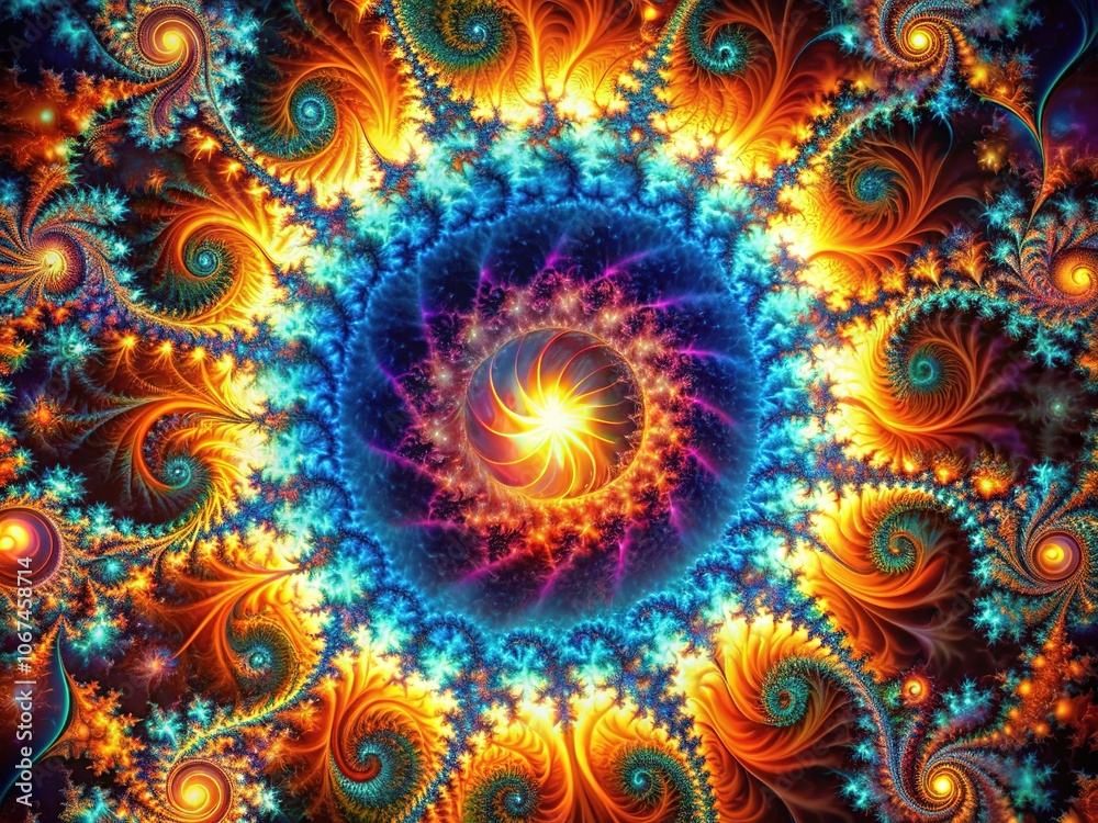 High-detail fractal energy deep field; dynamic patterns, cosmos, visual art. High-detail fractal energy deep field; dynamic patterns, cosmos, visual art.