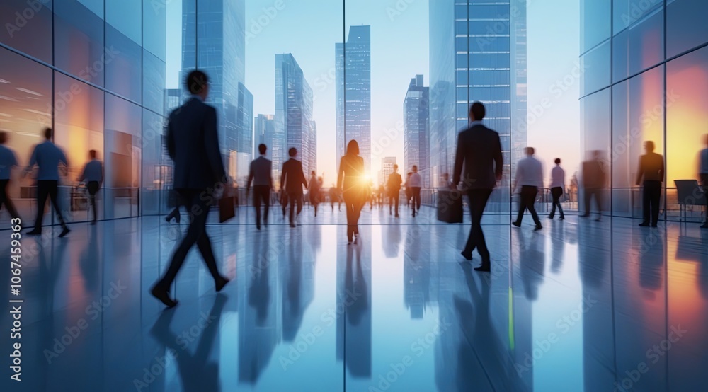 Abstract motion blurred people activity working in the office background, Business concept. Abstract motion blurred people activity working in the office background, Business concept.