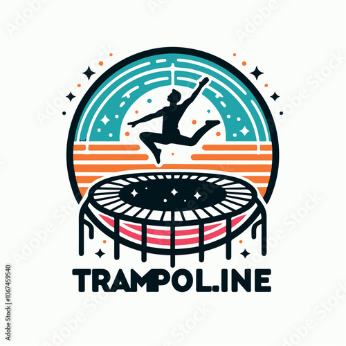 trampoline logo illustration
