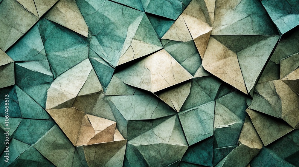 Abstract textured background resembling crumpled paper in shades of blue and tan. Abstract textured background resembling crumpled paper in shades of blue and tan.