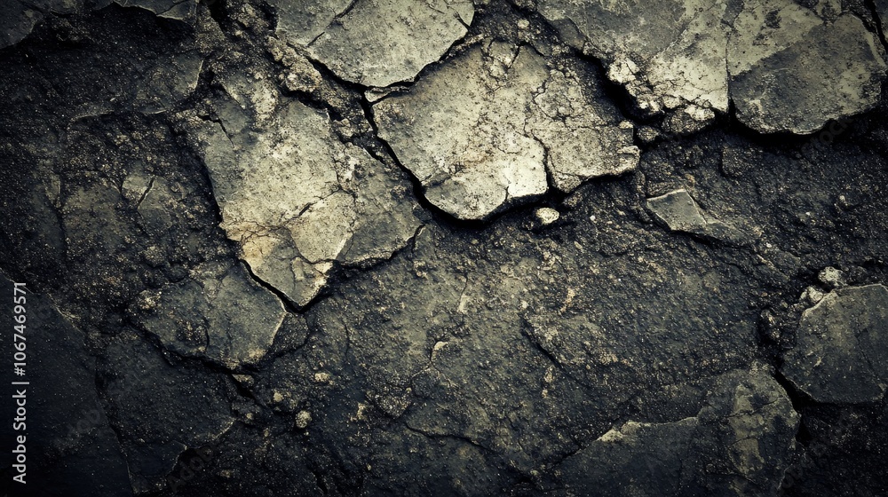Close-up of cracked earth surface, showcasing texture and natural patterns. Close-up of cracked earth surface, showcasing texture and natural patterns.