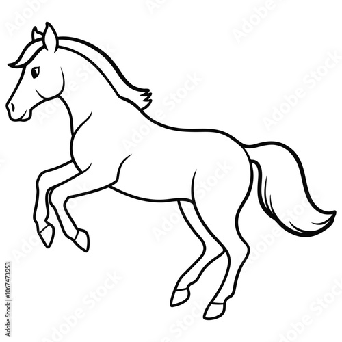 Wallpaper Mural Horsehead crazy vector art illustration icon logo Torontodigital.ca