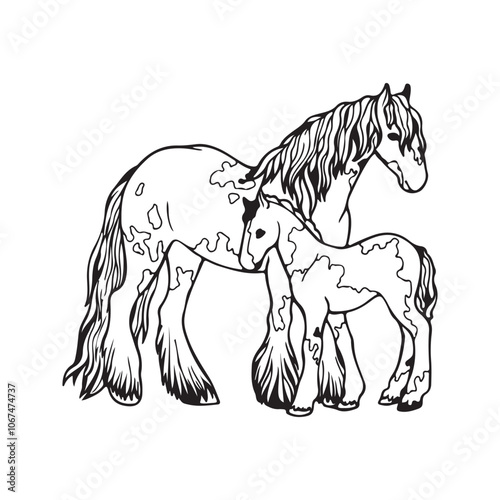 Horse Animal Drawing vector