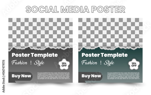 Minimalist social media post design or business poster