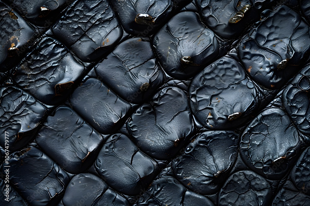 Textured Black Surface with a Unique Pattern Textured Black Surface with a Unique Pattern