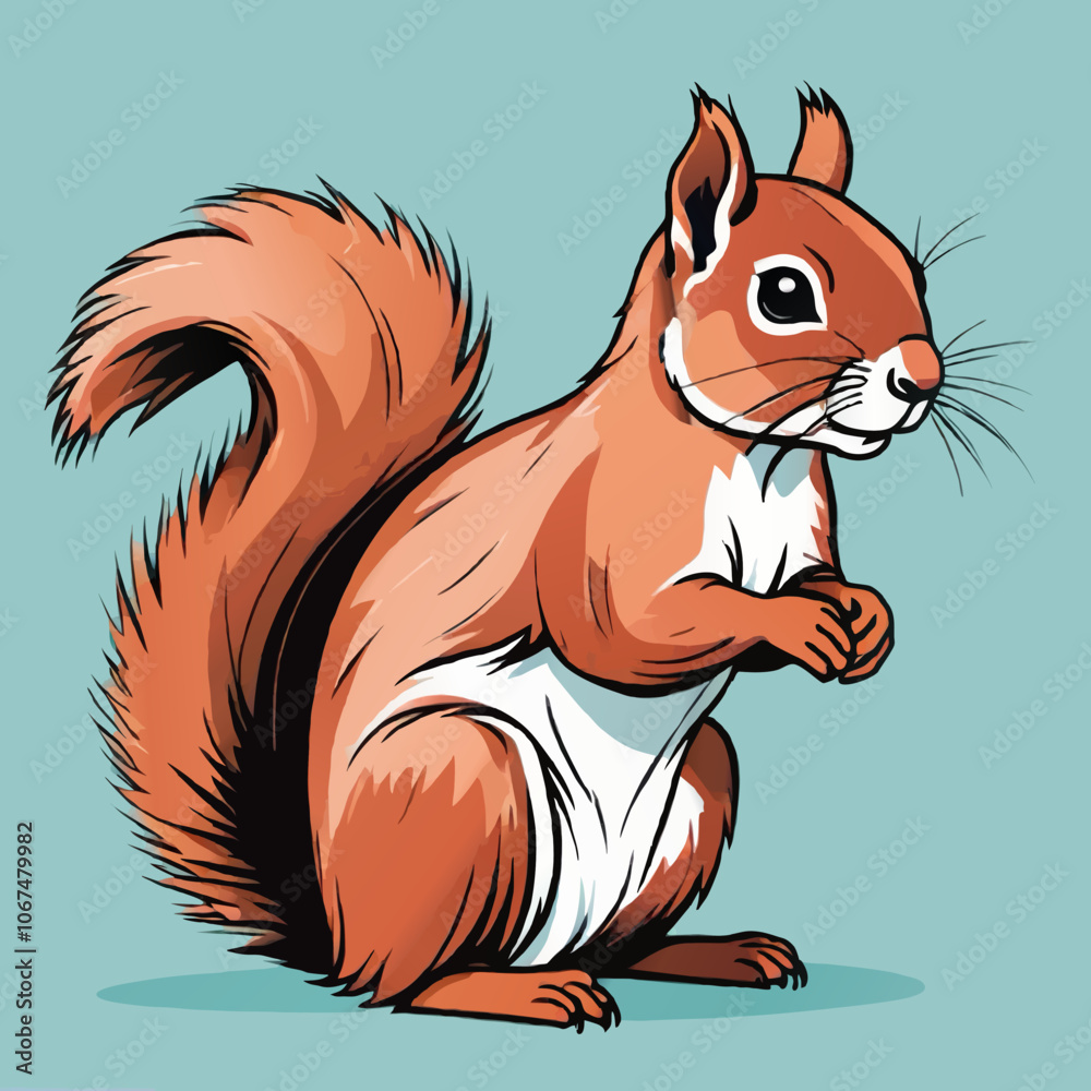 squirrel cartoon vector squirrel cartoon vector