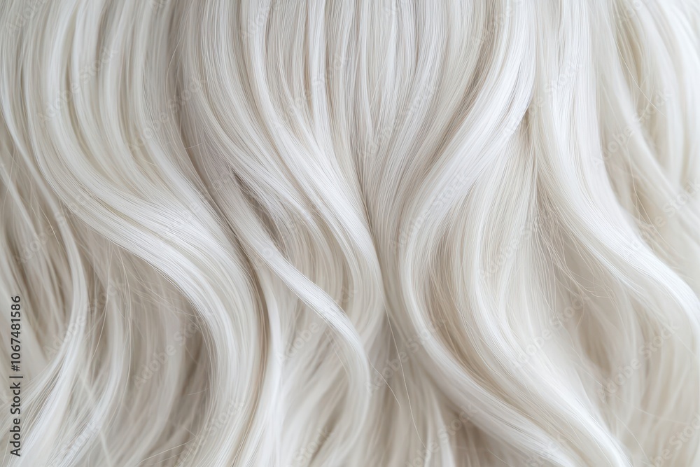 Close up of long wavy blonde hair as a backdrop Includes hair coloring and styling details Close up of long wavy blonde hair as a backdrop Includes hair coloring and styling details