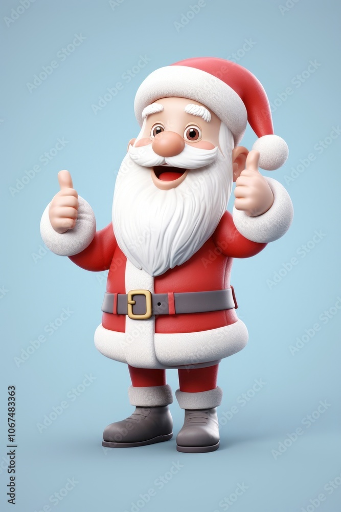 Santa Claus hand cartoon representation. Santa Claus hand cartoon representation.