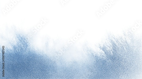 A watercolor image of a blue-to-white gradient. The blue is at the bottom of the image and fades upward to a white background