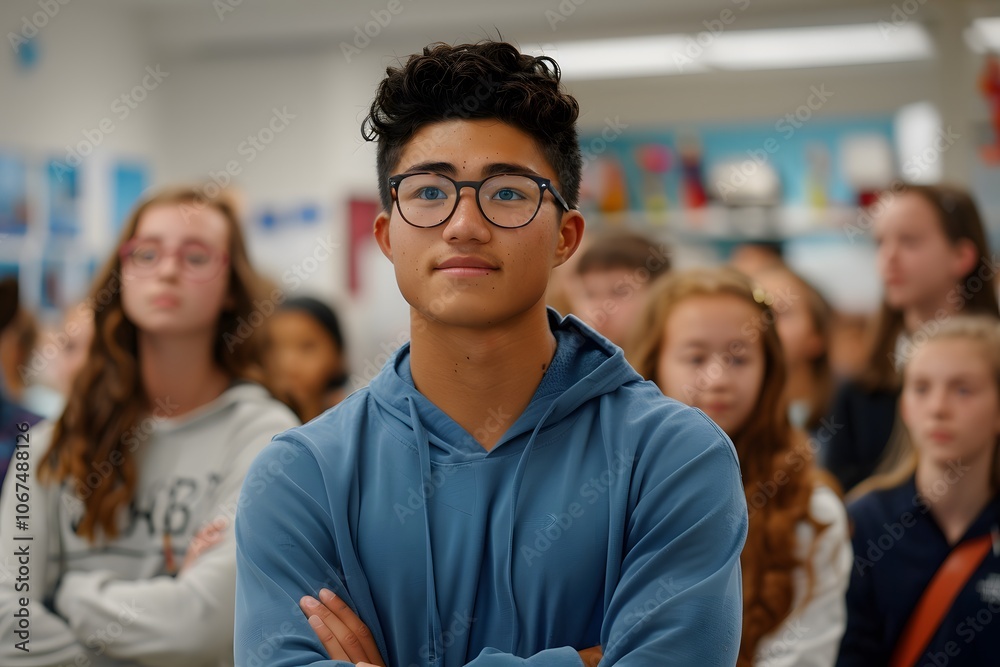Engaged Student in a Classroom Setting Engaged Student in a Classroom Setting
