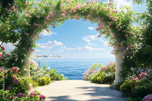 Pink Bougainvillea Arch Pink Bougainvillea Arch 