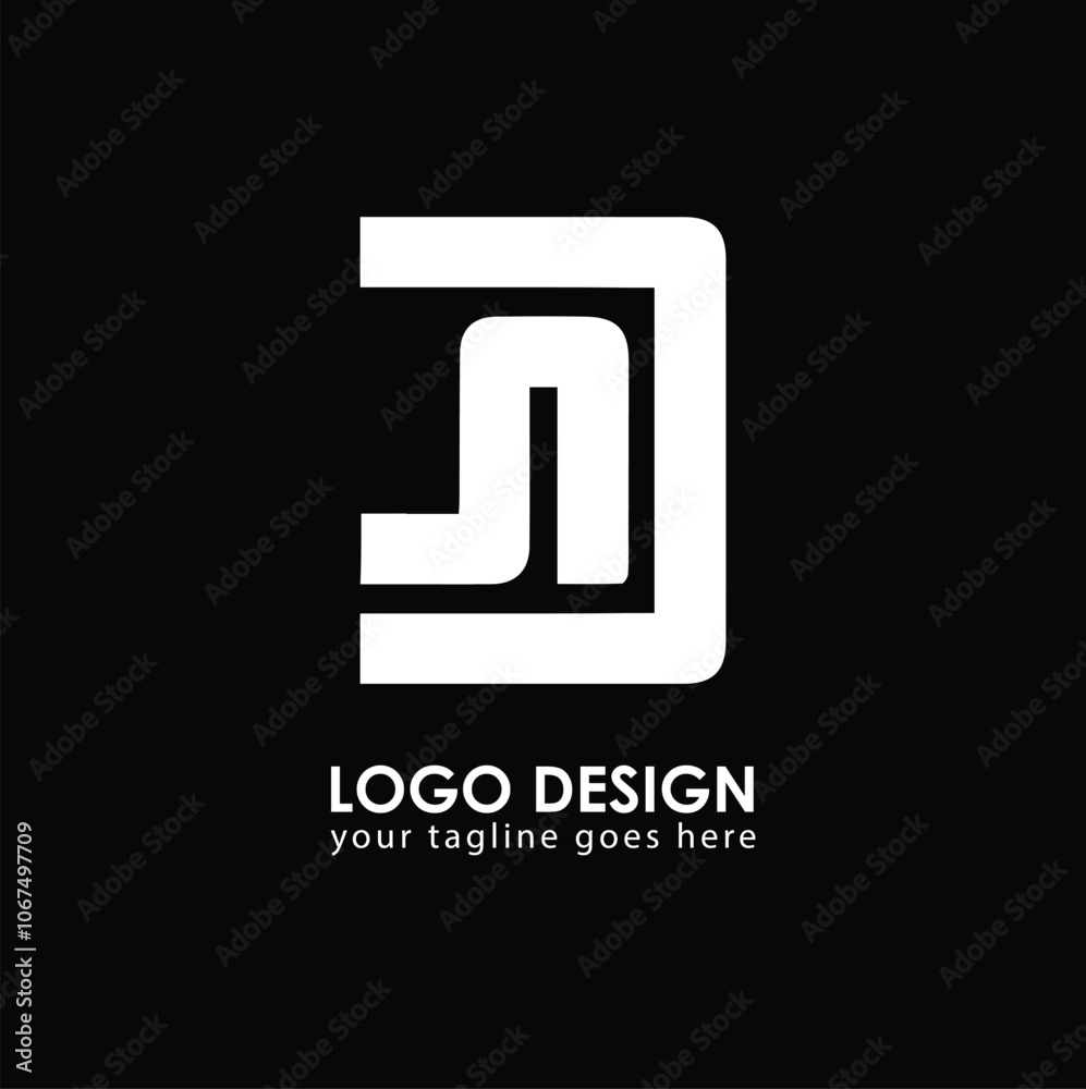 ND ND Logo Design, Creative Minimal Letter ND ND Monogram ND ND Logo Design, Creative Minimal Letter ND ND Monogram