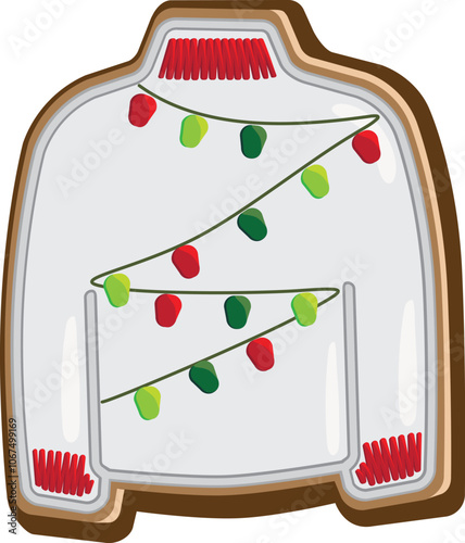 Holiday Ugly Sweater Sugar Cookies