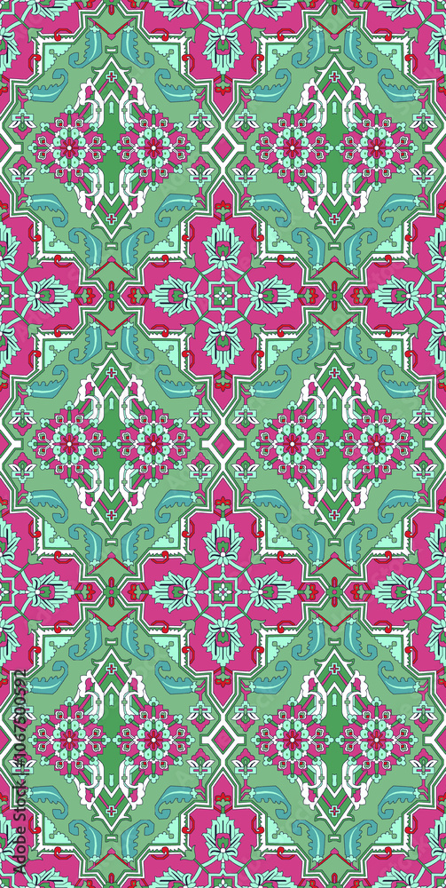 seamless beautiful wallpaper cards all over design floral leaf vintage ornament Victorian ethnic geometric print paisley