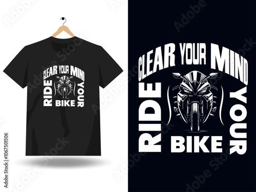 Bike lovers niche t shirt template.