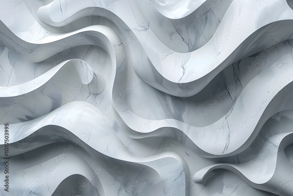 Elegant Waves of Marble Elegant Waves of Marble