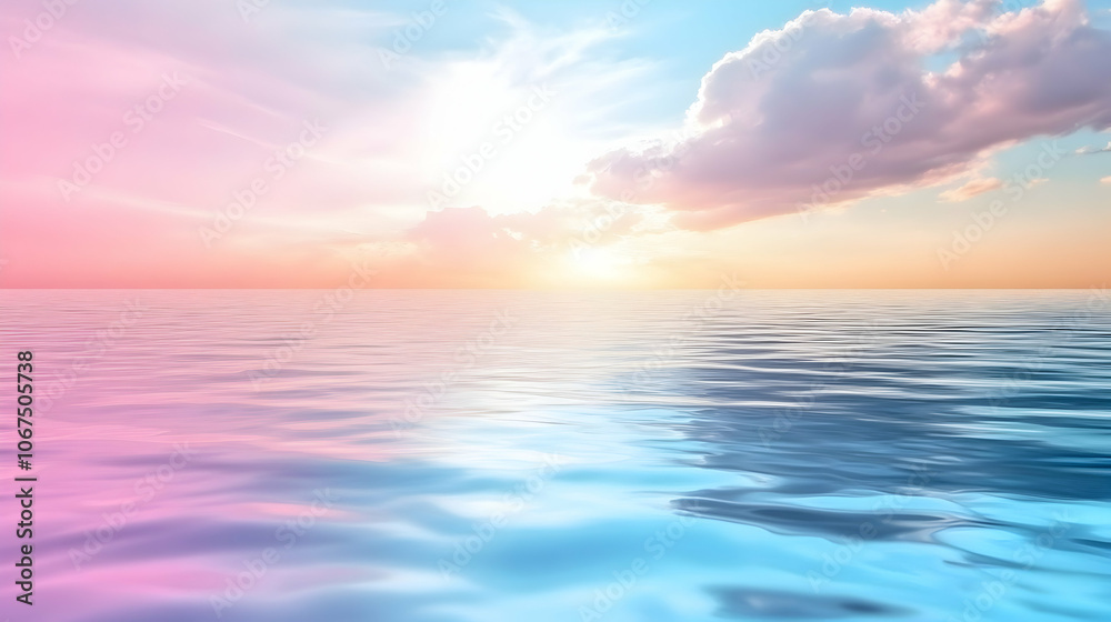 Pastel-colored abstract background resembling calm water, bringing a soothing visual aesthetic Pastel-colored abstract background resembling calm water, bringing a soothing visual aesthetic