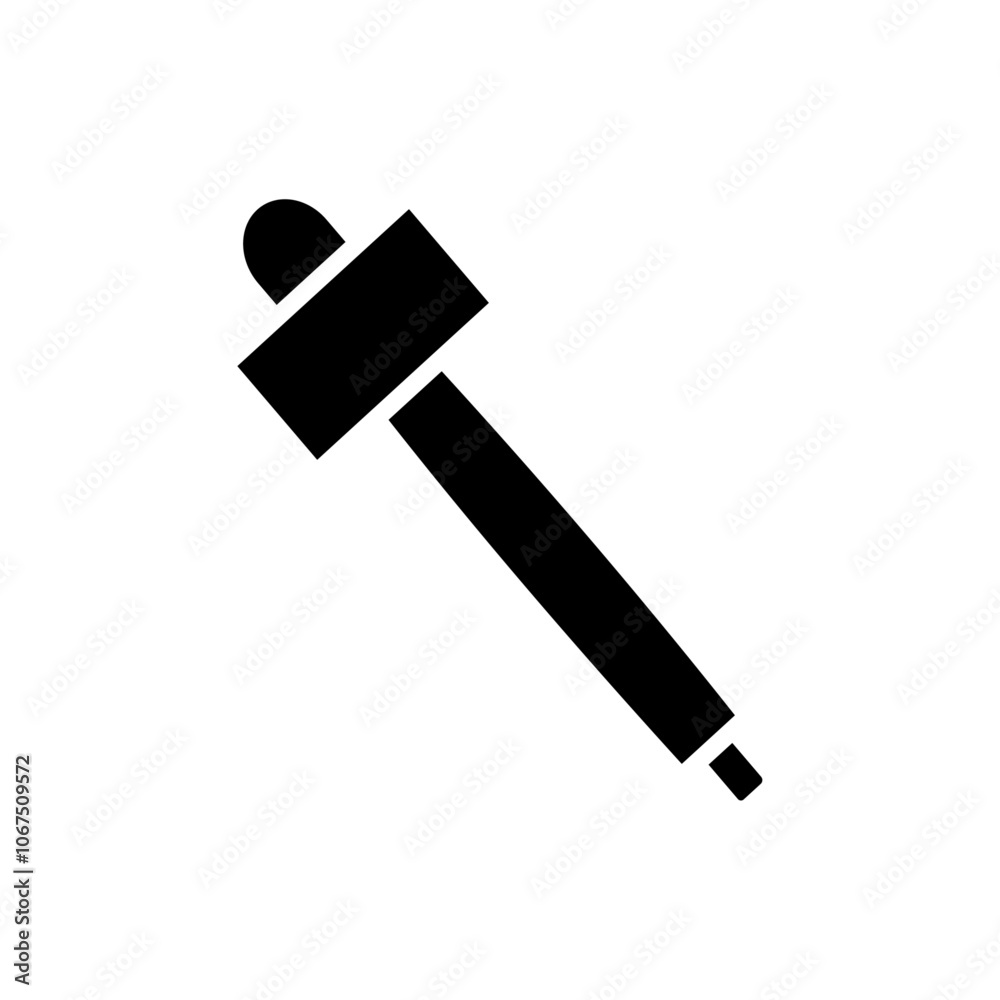 Eye dropper icon Black and white outline vector Eye dropper icon Black and white outline vector