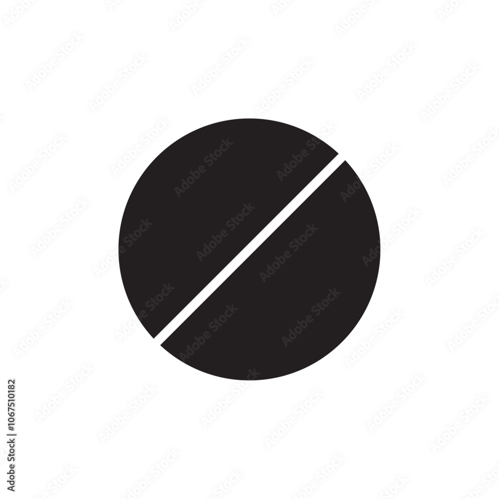 Forbidden icon Black and white outline vector Forbidden icon Black and white outline vector