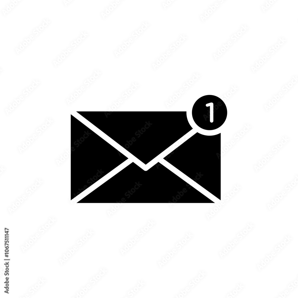 Inbox icon Black and white outline vector Inbox icon Black and white outline vector