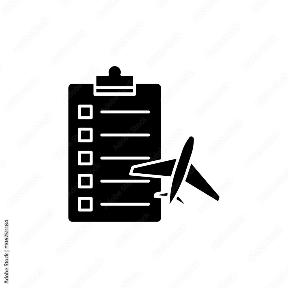 Itinerary icon Black and white outline vector Itinerary icon Black and white outline vector