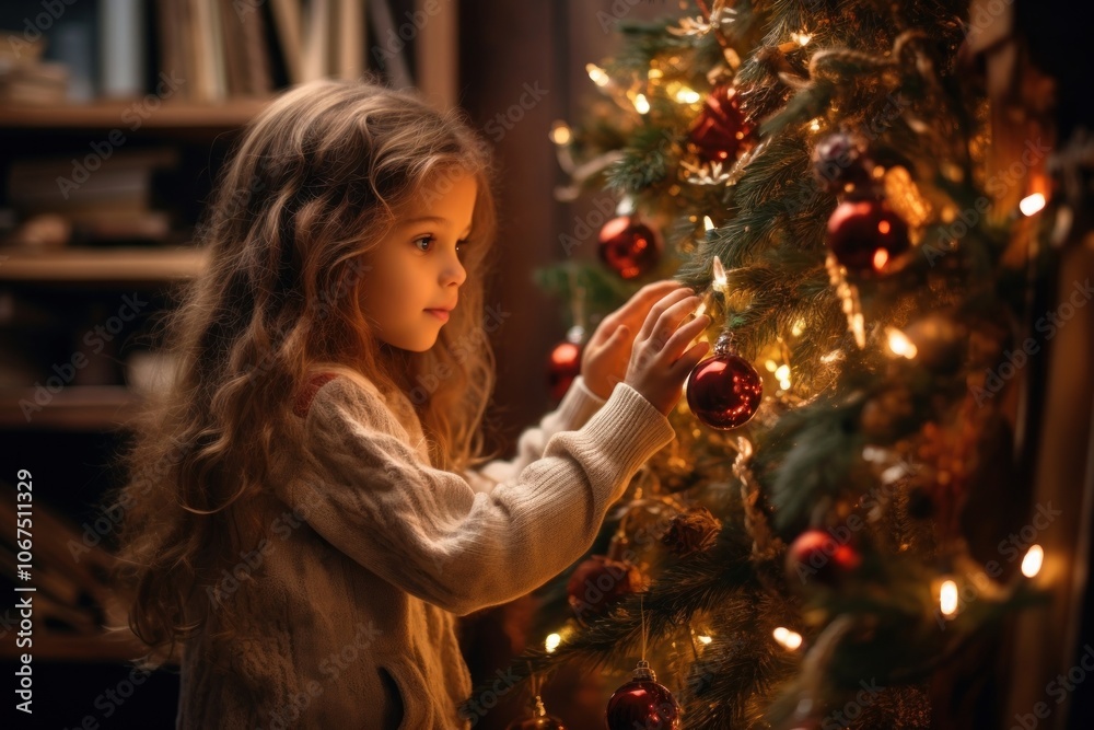 Cuban little girl christmas light child. Cuban little girl christmas light child.