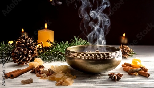 an weihnachten mit weihrauch räuchern