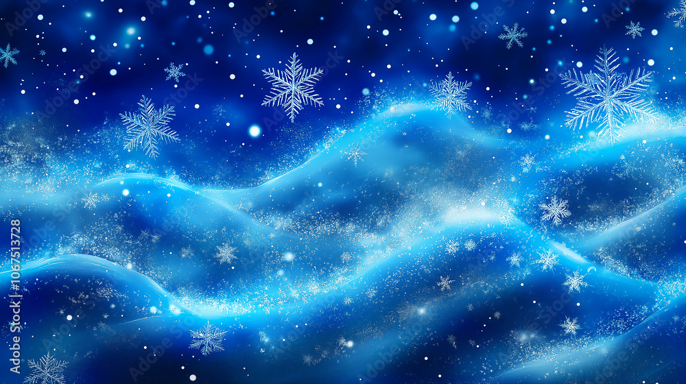 綺麗な雪の結晶のイメージ 綺麗な雪の結晶のイメージ