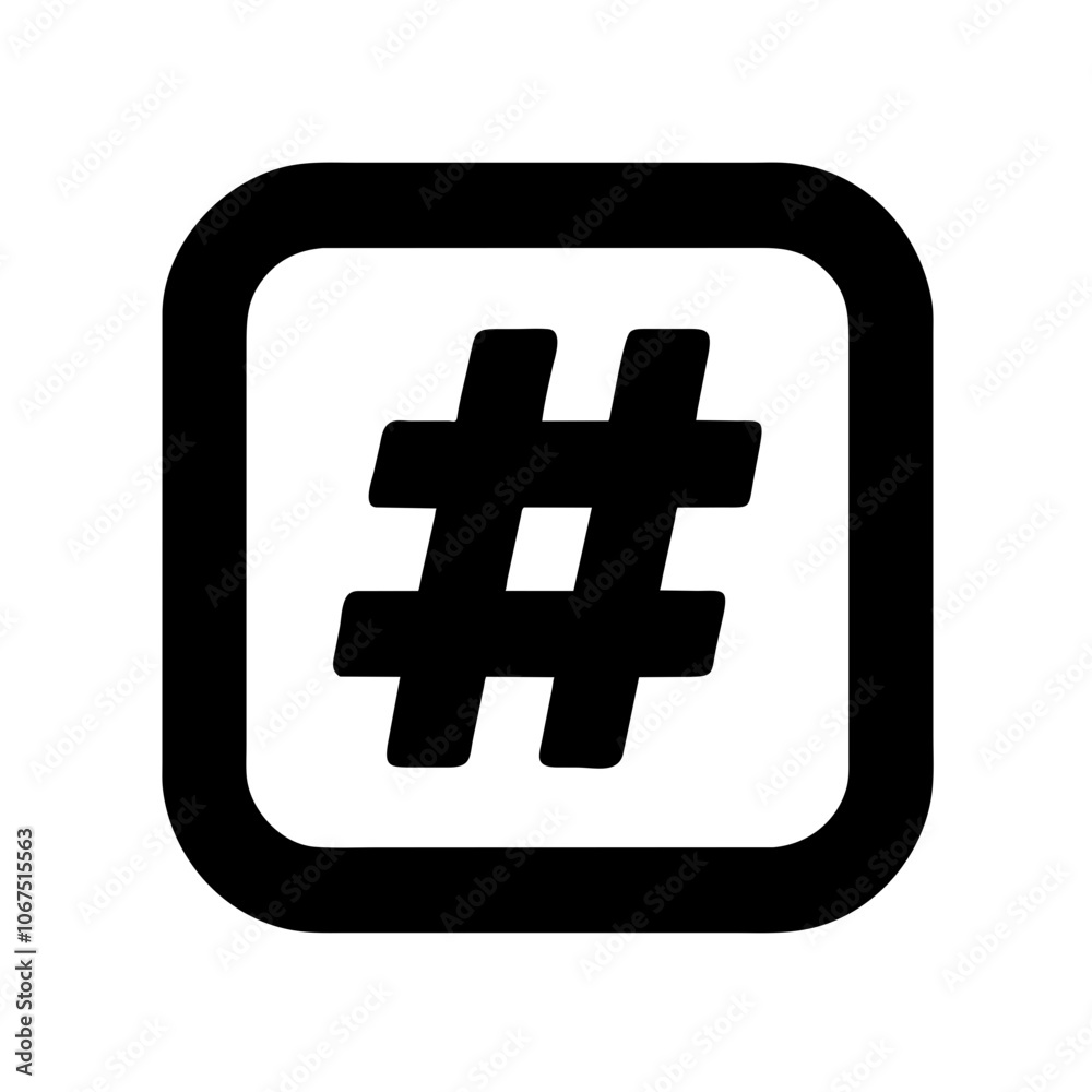 Obraz premium Hashtag