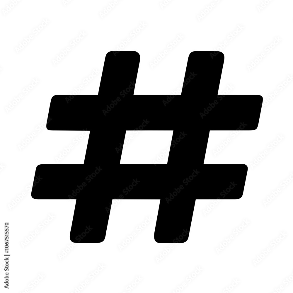 Fototapeta premium Hashtag