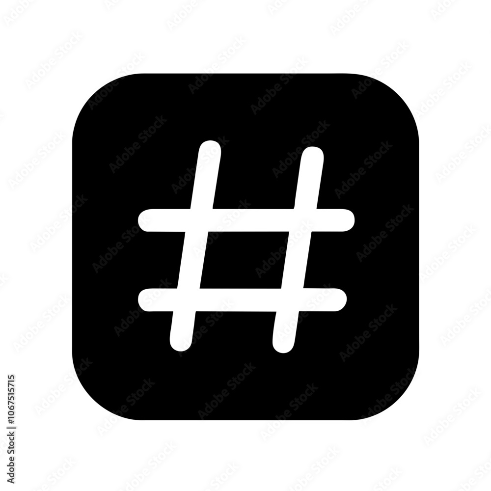 Obraz premium Hashtag