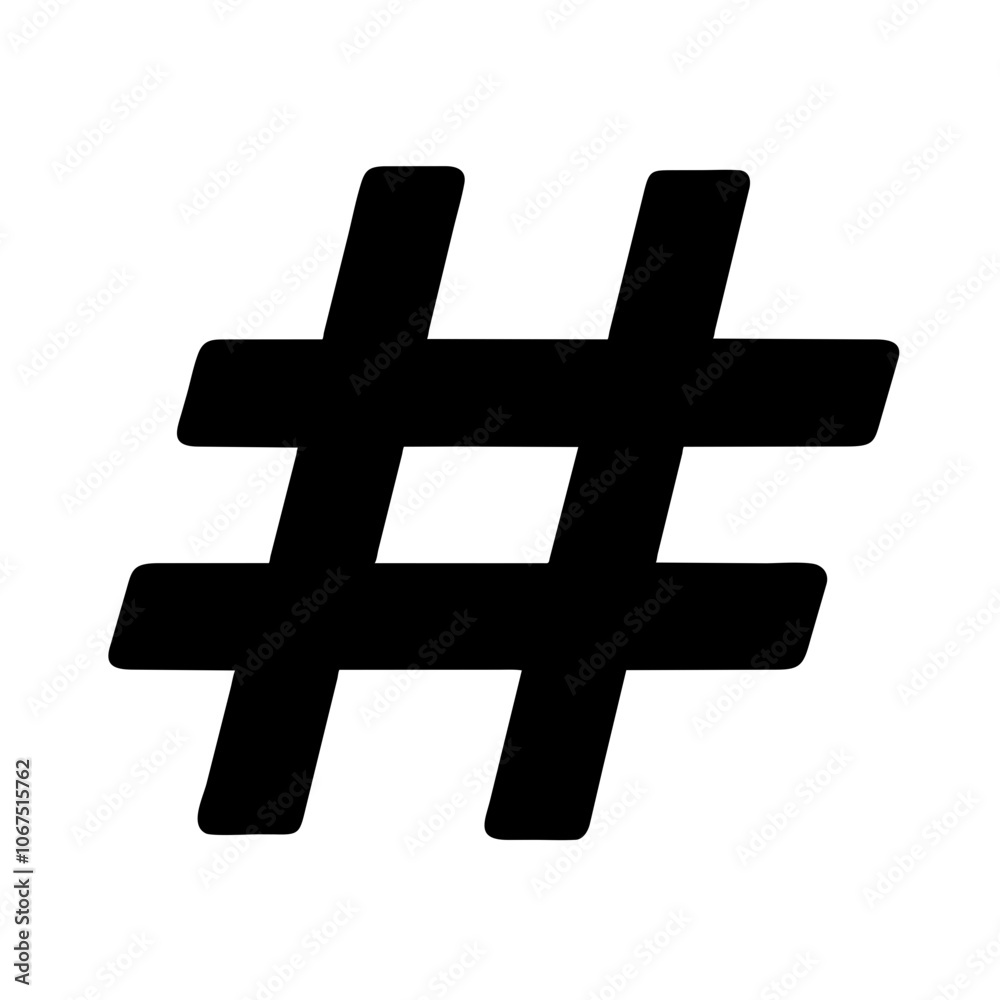 Obraz premium Hashtag