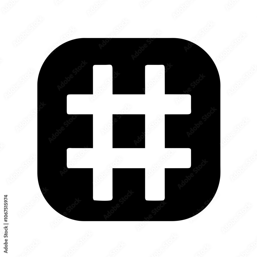 Obraz premium Hashtag