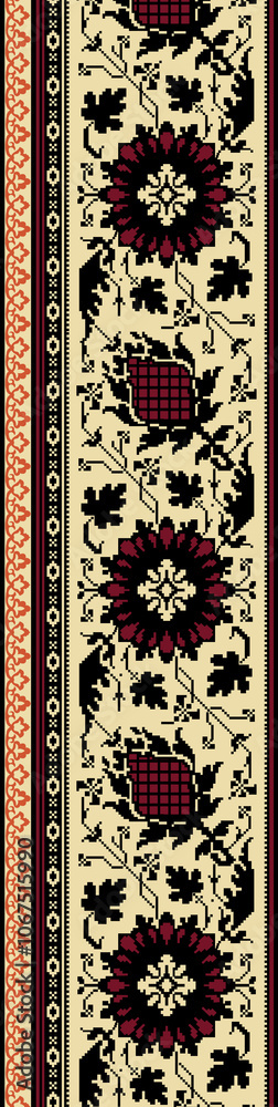 seamless beautiful wallpaper cards border design floral leaf vintage ornament Victorian geometric ethnic print paisley