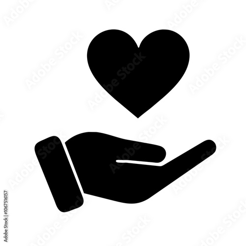 Heart in Hand Icon