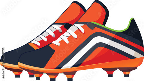 footballer boot vector