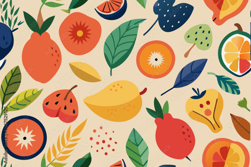 seamless pattern with leaves seamless pattern with leaves