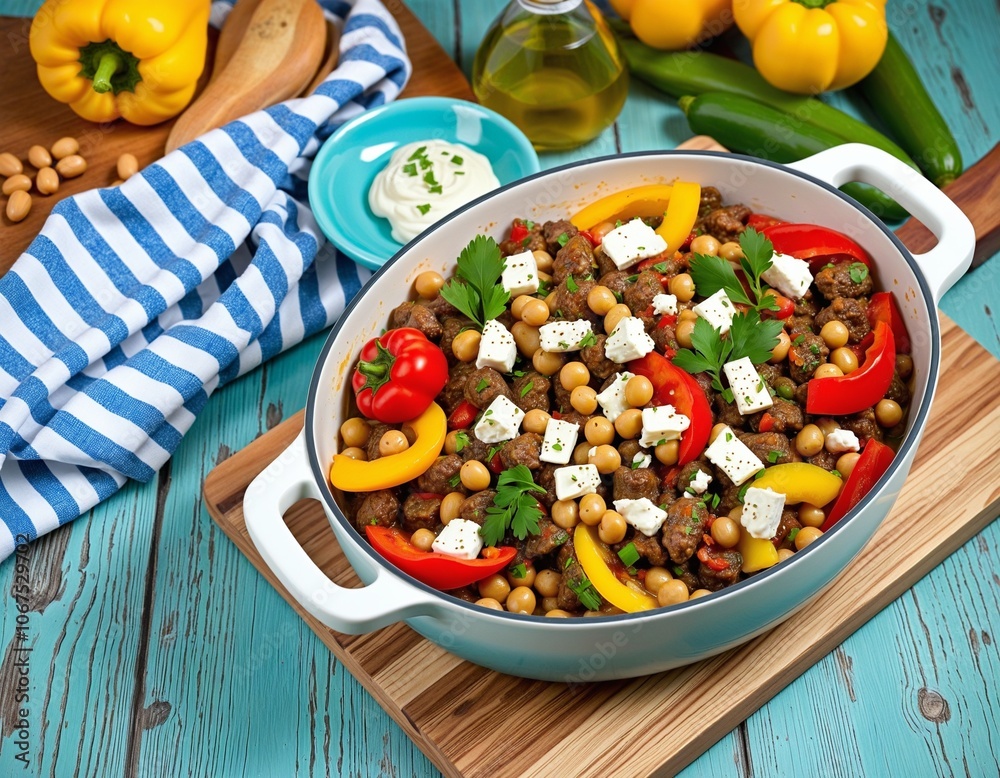 Hearty Mediterranean Casserole Dish Hearty Mediterranean Casserole Dish