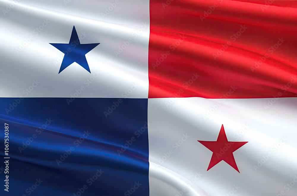 panamanian flag for national Day or Independence Day of panama panamanian flag for national Day or Independence Day of panama