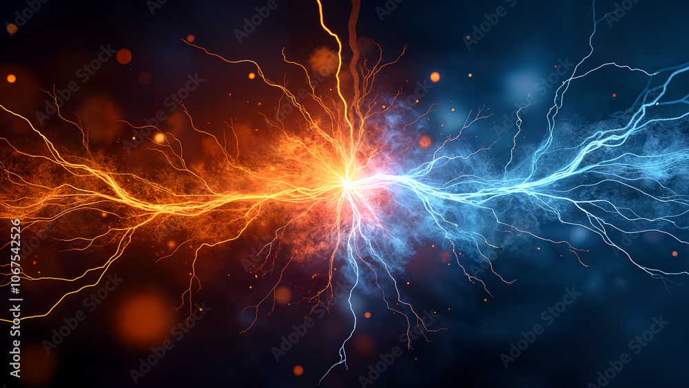 Surreal Plasma Web of Fire and Ice Surreal Plasma Web of Fire and Ice