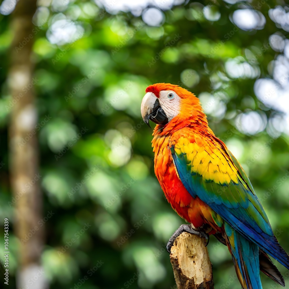 a colorful parrot with a white background a colorful parrot with a white background