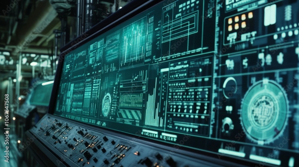 Digital dashboard showcasing real-time semiconductor supply chain updates, featuring production rates, logistics challenges, and critical status indicators for industry insights