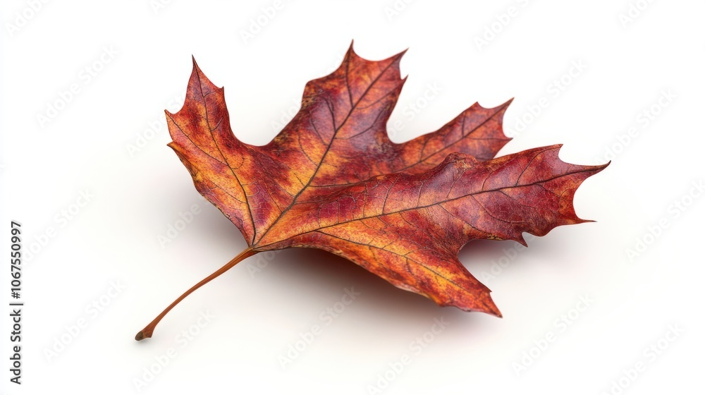 maple autumn leaves on white isolated background maple autumn leaves on white isolated background