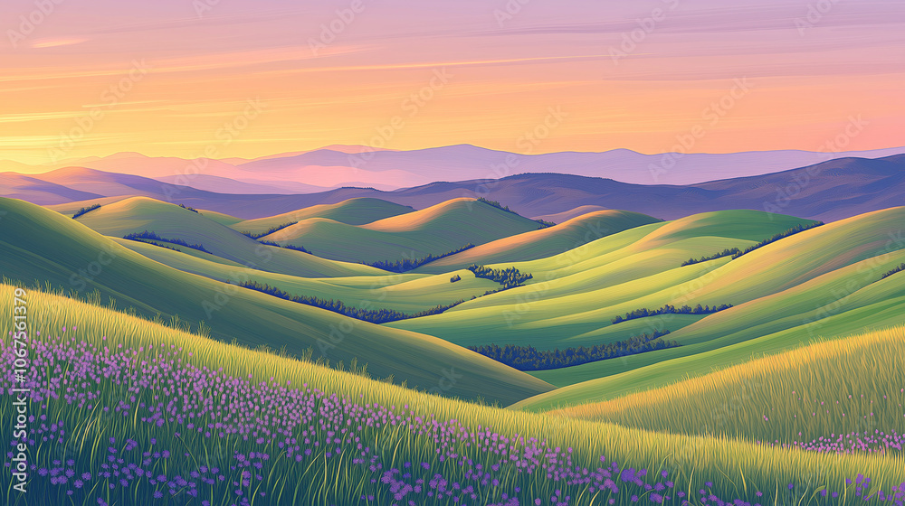 Obraz premium landscape with mountains