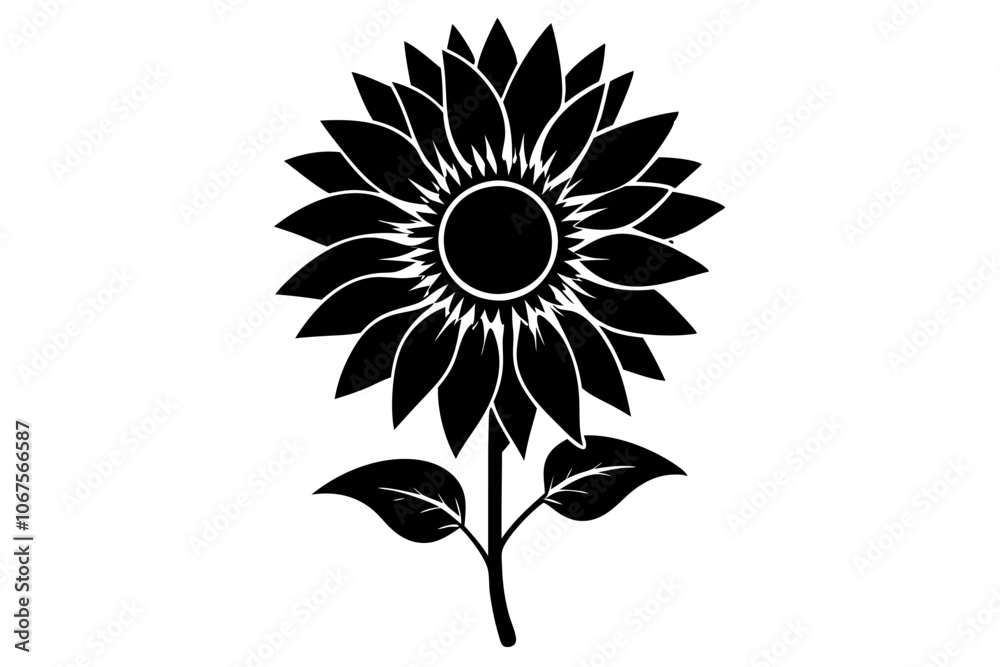 A Beautiful silhouette art vector design A Beautiful silhouette art vector design