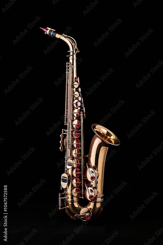 Fototapeta premium Saxophone saxophonist performance euphonium.
