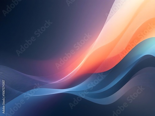Abstract Minimalistic Background with Clean Lines and Subtle Gradients for a Modern and Elegant Look