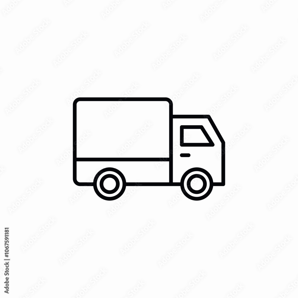 truck lorry delivery icon sign vector truck lorry delivery icon sign vector