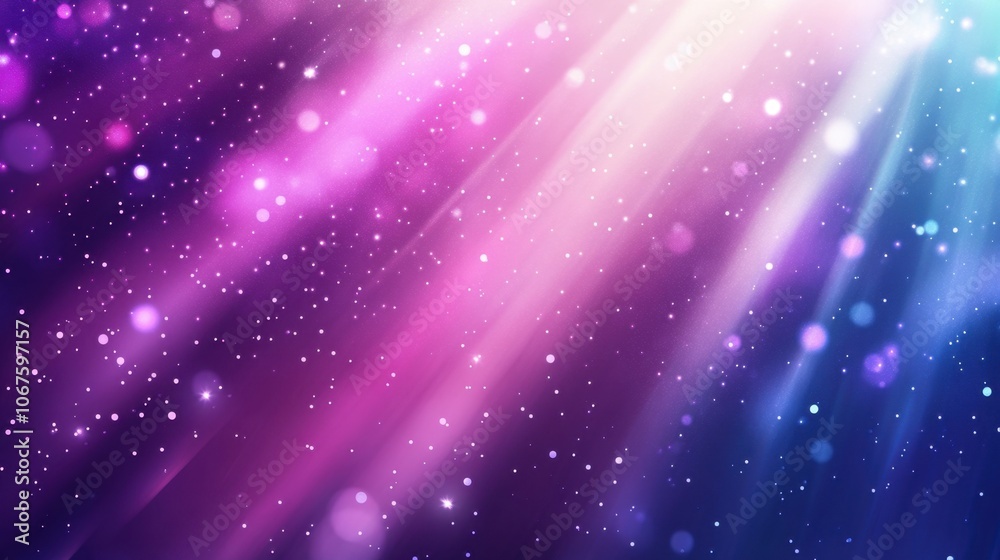 Naklejka premium Illuminate your space with stunning cosmic light effects